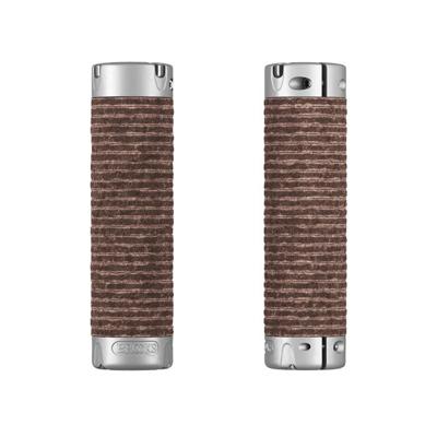 BROOKS Plump leather grips (130+130mm) - antic brown
