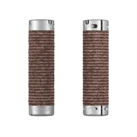 BROOKS Plump leather grips (130+130mm) - antic brown