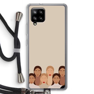 Girls girls girls: Samsung Galaxy A42 5G Transparant Hoesje met koord