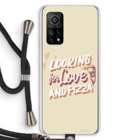 Pizza is the answer: Xiaomi Mi 10T 5G Transparant Hoesje met koord