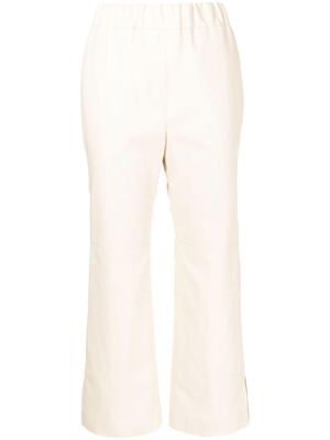 Goen.J pantalon court à taille haute - Tons neutres
