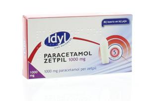 Idyl Paracetamol 1000mg (5 Zetpillen)