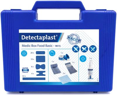 Detectaplast EHBO-koffer Medic Box Food Basic, basiskoffer HACCP