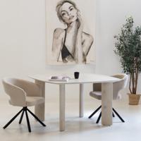 Eettafel Sieb Naturel Vierkant 130cm - Giga Meubel - thumbnail