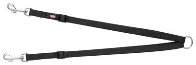 TRIXIE HONDENRIEM PREMIUM KOPPELLIJN ZWART 40-70X1,5 CM