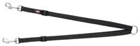 TRIXIE HONDENRIEM PREMIUM KOPPELLIJN ZWART 40-70X1,5 CM