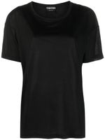 TOM FORD t-shirt en soie à manches courtes - Noir - thumbnail