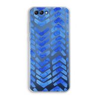Blauwe pijlen: Honor 10 Transparant Hoesje