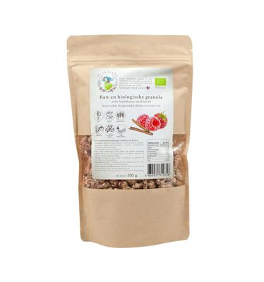 Tijgernoot granola framboos kaneel bio