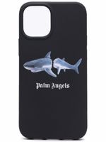 Palm Angels coque d'iPhone 12 Mini à logo - Noir