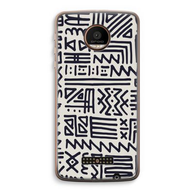 Marrakech print: Motorola Moto Z Force Transparant Hoesje