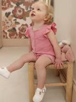 Combishort baby meisjes rozen