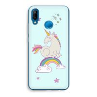 Regenboog eenhoorn: Huawei P20 Lite Transparant Hoesje