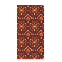 Samsung Galaxy A51 Hoesje met Magneet Batik Brown - thumbnail