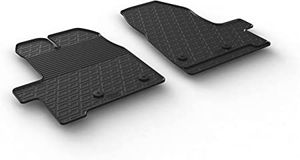 Rubbermatten passend voor Ford Transit Custom Furgon/Kombi (2-delig) GL0895