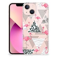 iPhone 13 mini TPU Hoesje Flamingo Triangle