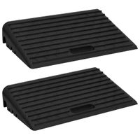 VidaXL Oprijhulpen 2 st 50x30x11 cm rubber