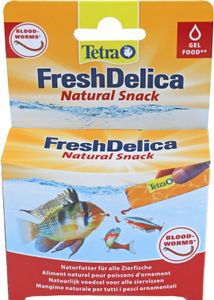 Tetra Freshdelica Bloodworms 48g - Vitaminerijke Gelei Snack voor Aquariumvissen