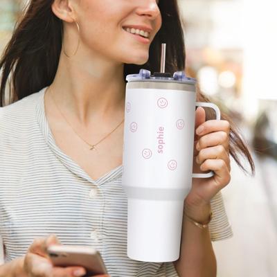 Tumbler met rietje 1,2l personaliseren
