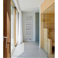 Vasco Iris elektrische radiator - 168.2x60cm - 1000W - Jet Black 390060168el1400