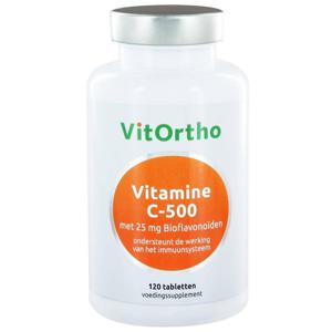 Vitamine C-500 met 25 mg Bioflavonoïden 120 tabs