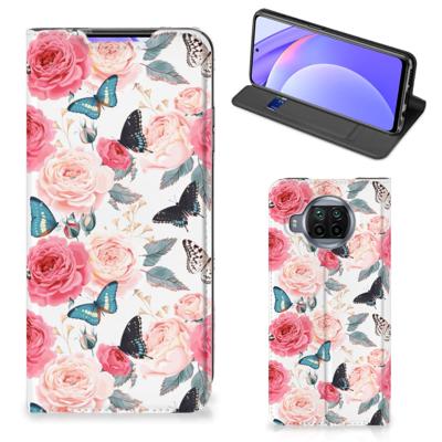Xiaomi Mi 10T Lite Smart Cover Butterfly Roses Xiaomi Mi 10T Lite Smart Cover Butterfly Roses