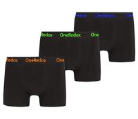 One Redox - heren boxershort zwart - color - 3-pak