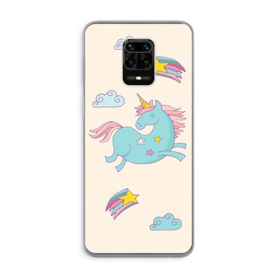 Vliegende eenhoorn: Xiaomi Redmi Note 9 Pro Transparant Hoesje
