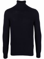 Emporio Armani pull en maille à col roulé - Bleu