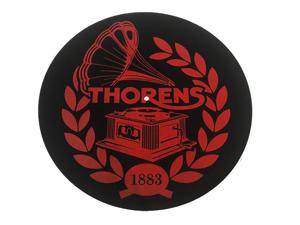 Thorens Viltmat met logo zwart/rood