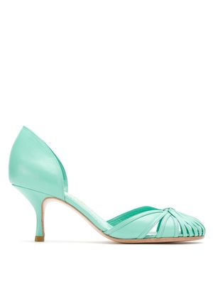 Sarah Chofakian leather pumps - Vert
