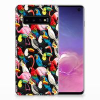 Samsung Galaxy S10 TPU Hoesje Birds - thumbnail