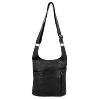 Hide & Stitches Schoudertas Essentials Zwart Hide & Stitches Schoudertas Essentials Zwart
