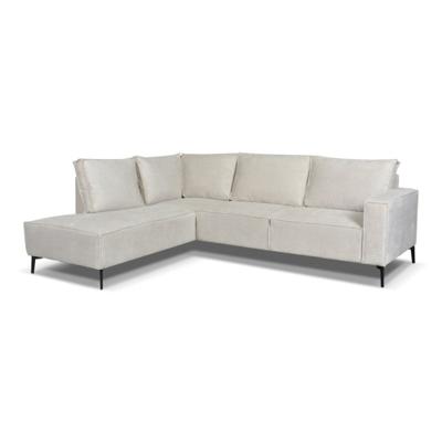 Haluta Hoekbank Assen - 265 x 210 x 84 cm - Beige - Links