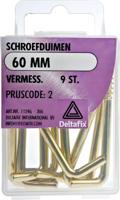 Schroefduim 60mm vermess 9st - Deltafix