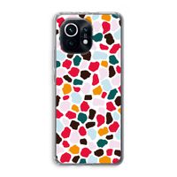 Colored Giraffe: Xiaomi Mi 11 Transparant Hoesje