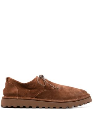 Marsèll derbies en daim à lacets - Marron