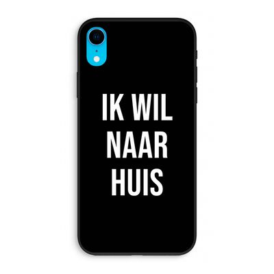 Ik wil naar huis - Zwart: iPhone XR Biologisch afbreekbaar hoesje