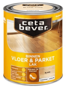 cetabever transparante vloer- & parketlak 0106 licht eiken 2.5 ltr