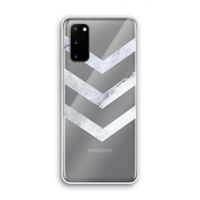 Marmeren pijlen: Samsung Galaxy S20 Transparant Hoesje