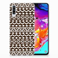 Samsung Galaxy A70 TPU bumper Aztec Brown - thumbnail