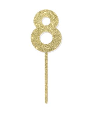 HEMA Taartdecoratie Herbruikbaar Cijfer 8