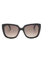 Moschino Eyewear lunettes de soleil à monture papillon - Noir