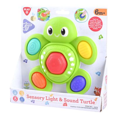 Play baby sensorische schildpad met licht en geluid