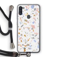 Terrazzo N°8: Samsung Galaxy A11 Transparant Hoesje met koord