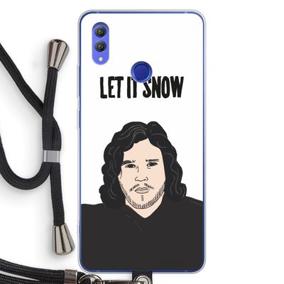 Let It Snow: Honor Note 10 Transparant Hoesje met koord