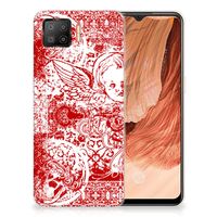 Silicone Back Case OPPO A73 4G Angel Skull Rood - thumbnail