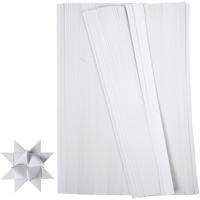 Creativ Company Vlechtstroken, l: 45 cm, b: 15 mm, d 6,5 cm, wit, 500 stroken/ 1 doos