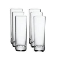 Bormioli Rocco Longdrinkglazen Gina - 6x stuks - 28,7 cl/287 ml - Water/sap/frisdrank