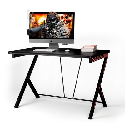 Gamingtafel Bureau met Koolstofvezelcoating Ergonomische PC-Tafel Gamer Computertafel voor Gaming Werken en Studeren Zwart